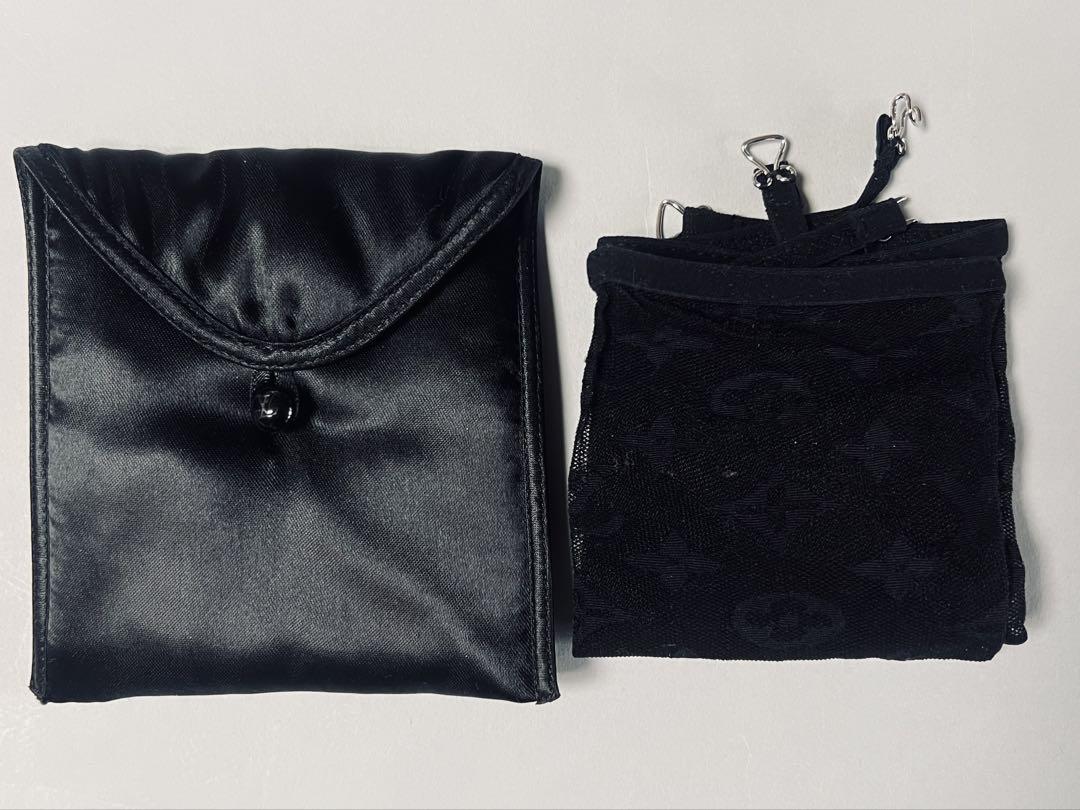 LOUIS VUITTON レーシーモノグラムソックス シルクポーチ付 未使用品