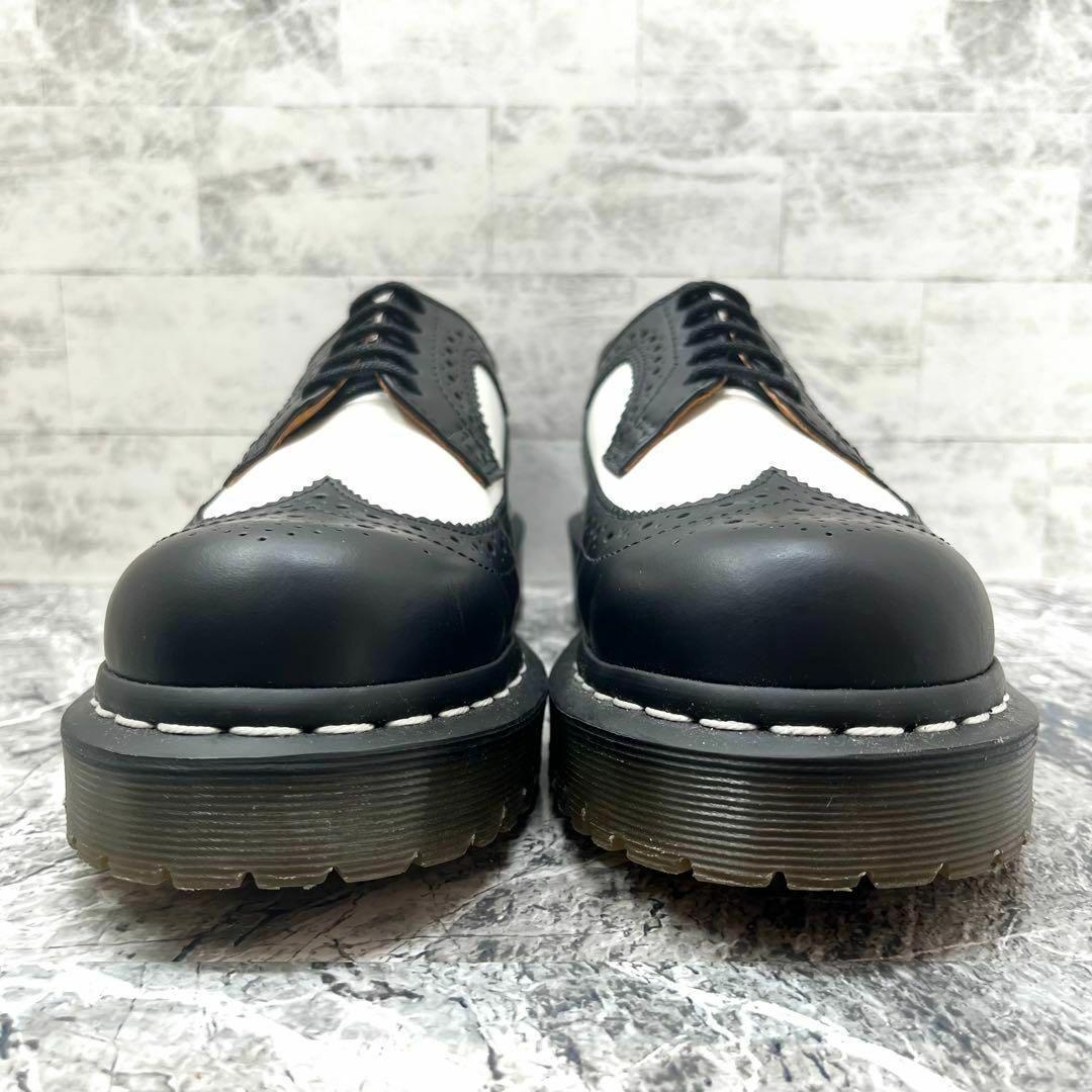 美品✨ ドクターマーチン BEX ブローグシューズ 革靴 厚底 白 黒