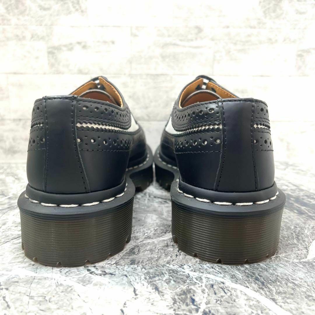 美品✨ ドクターマーチン BEX ブローグシューズ 革靴 厚底 白 黒 23相当