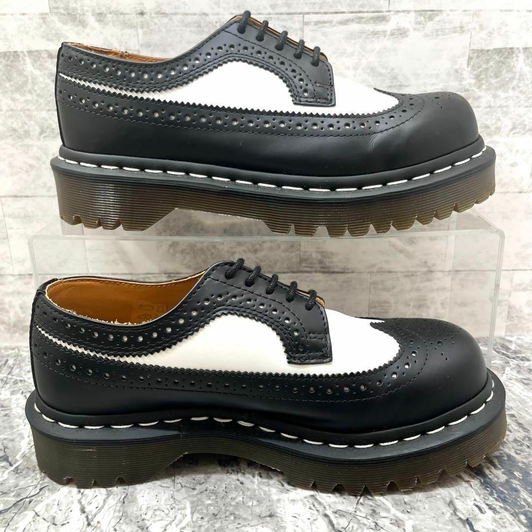 美品✨ ドクターマーチン BEX ブローグシューズ 革靴 厚底 白 黒 23相当
