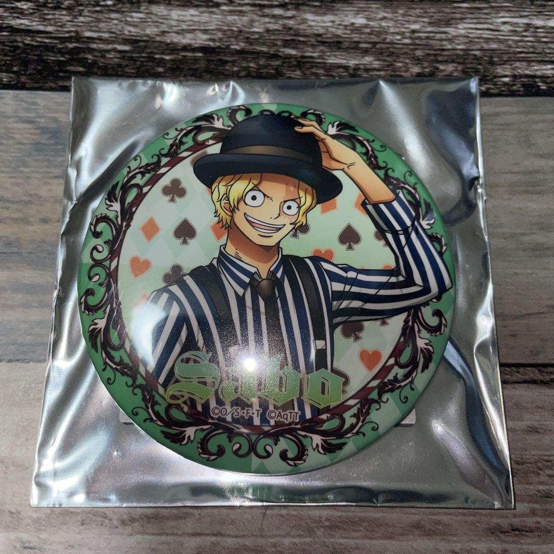 ONE PIECE 東京ワンピースタワー限定 4周年記念缶バッジ ルフィ＆サボ ONE PIECE 東京ワンピースタワー限定 4周年記念缶バッジ ルフィ