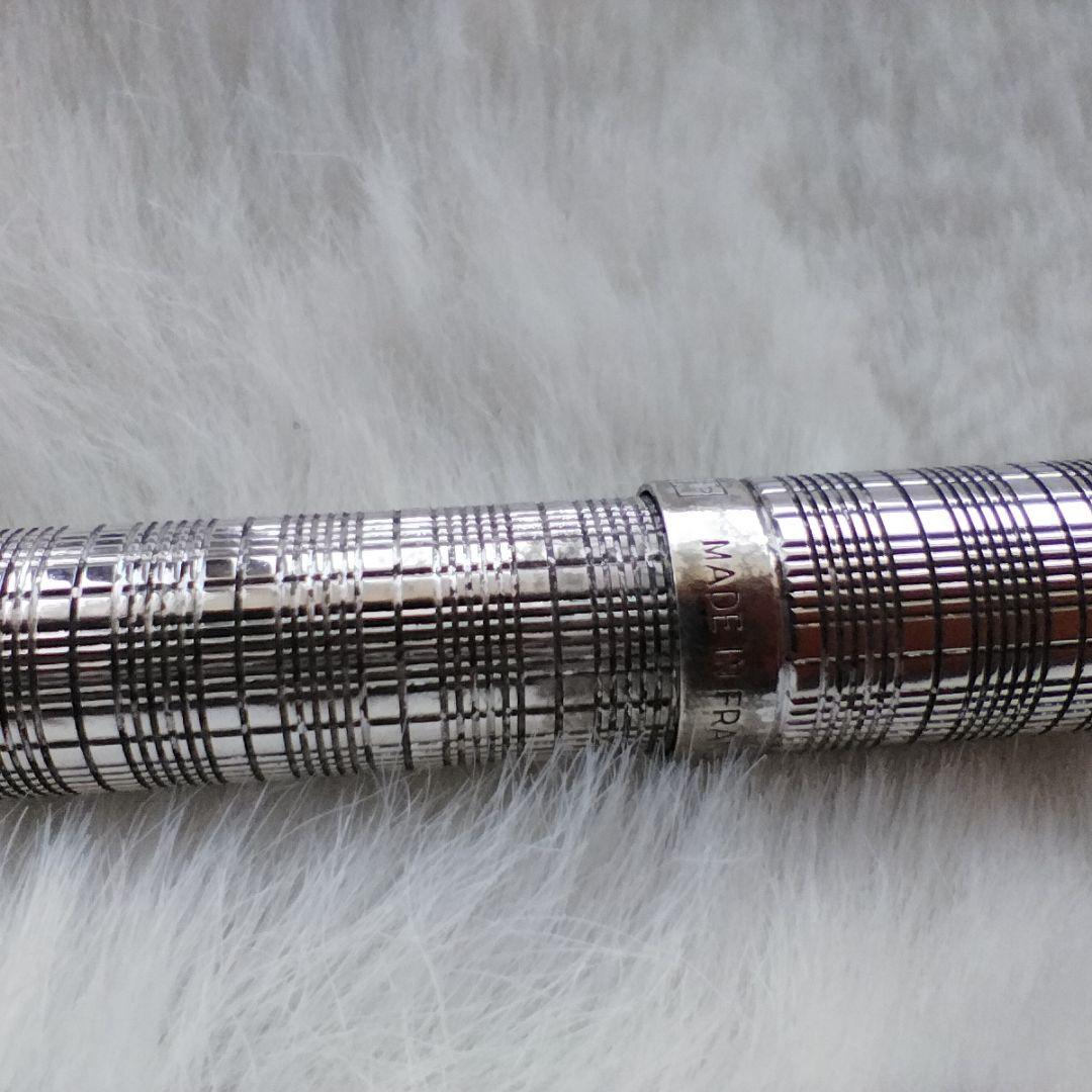 PARKER パーカー 75　エコセー　30μシルバープレート　ボールペン