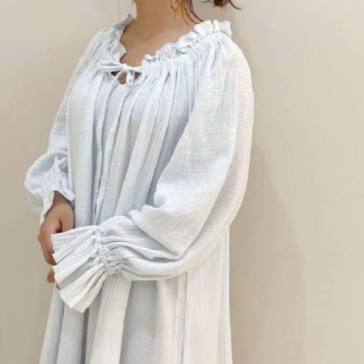 贅沢屋の レア♡新品 ジェラートピケ コットンフリルドレス ワンピース