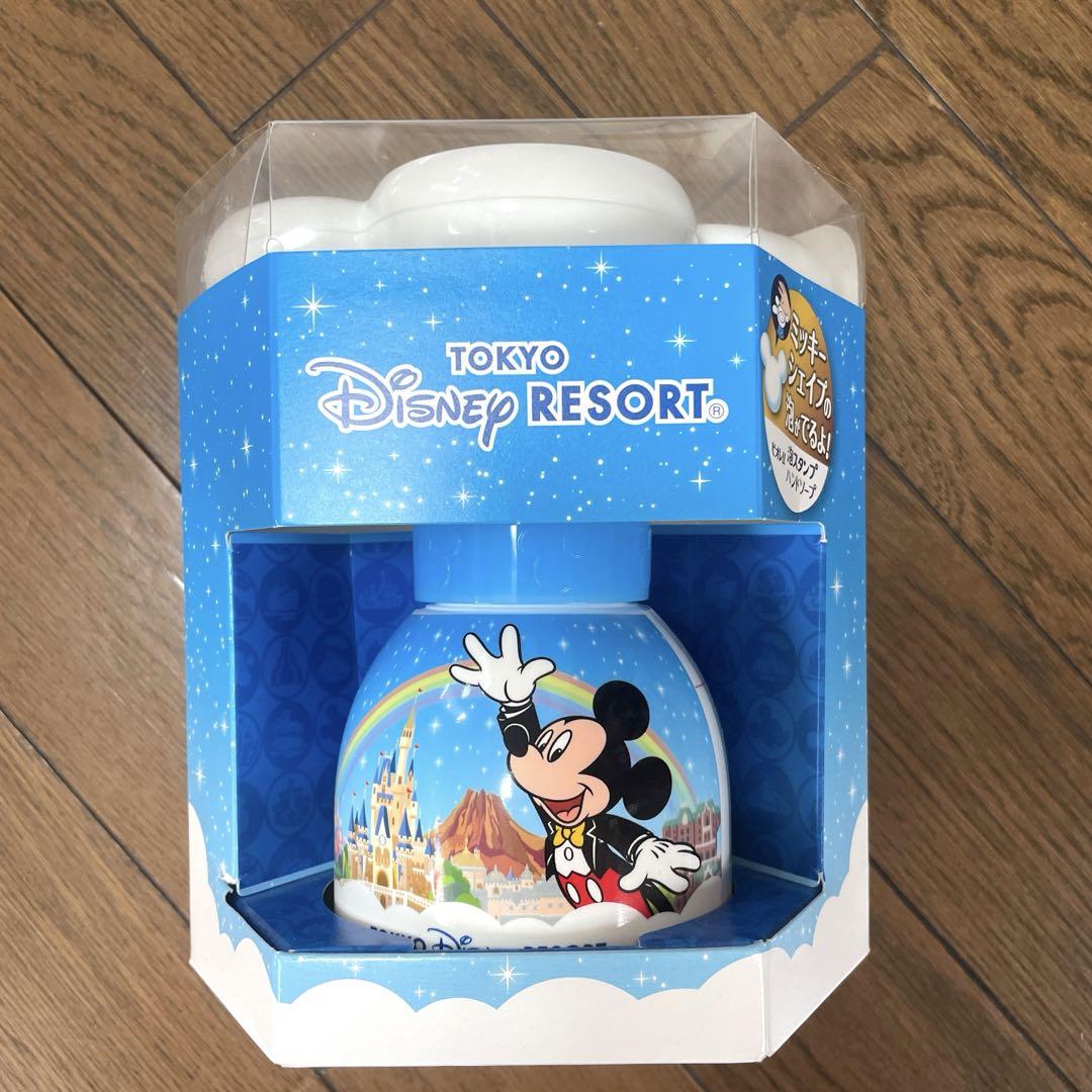 ディズニーリゾートミッキーシェイプ泡スタンプハンドソープ石鹸ビオレ