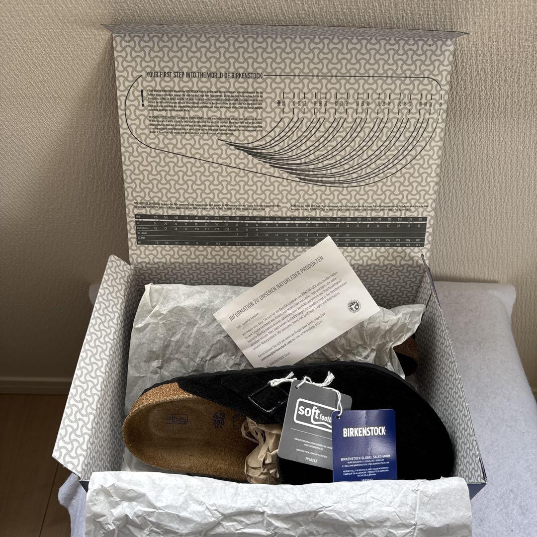 BIRKENSTOCK Boston BS ブラック 43 28cm