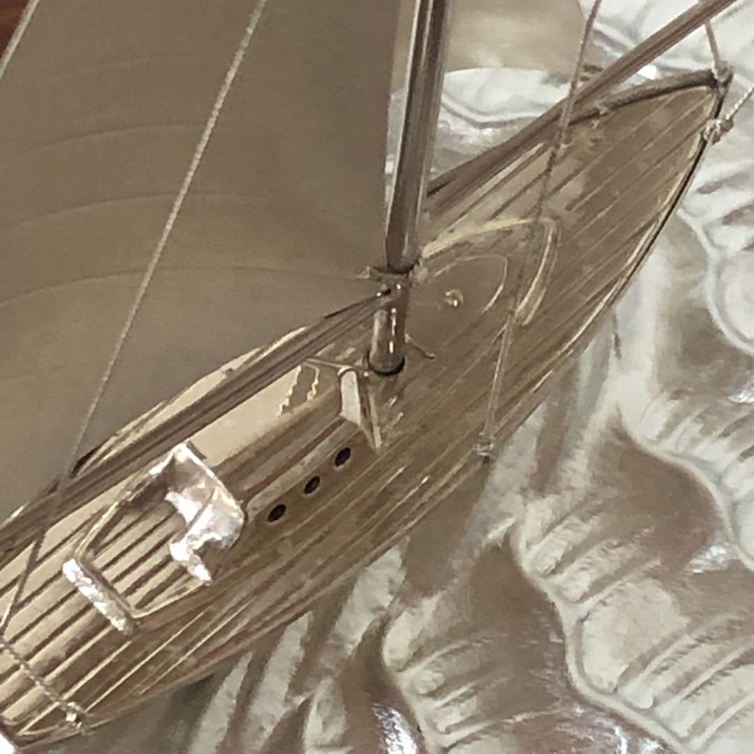 関工芸 武比古 銀製 ヨット 置物 SILVER985