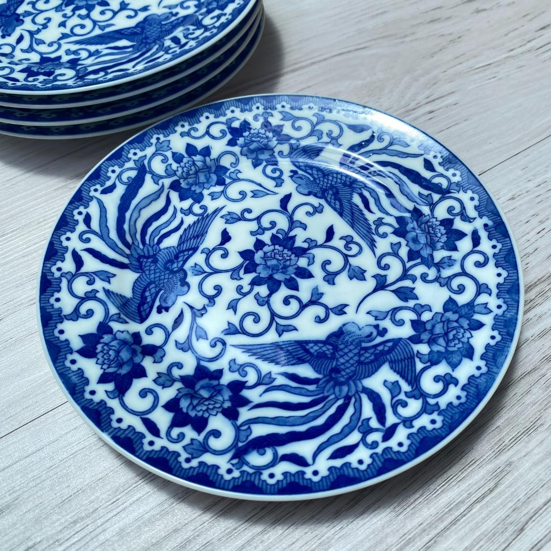 ◆ノリタケ noritake　鳳凰花唐草文　アンティーク　小皿5枚セット