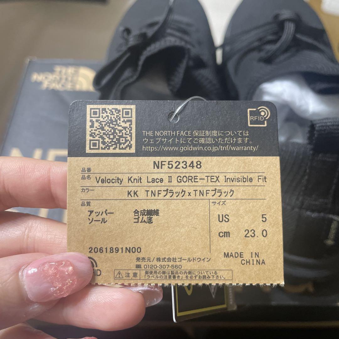 The North Face ブラックスニーカー　新品未使用
