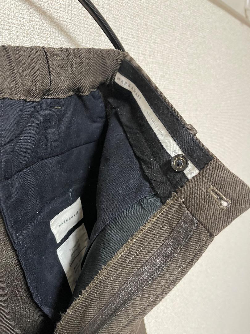 定価4万19AW MARKAWARE サバイバルクロス ペグトップ  size1