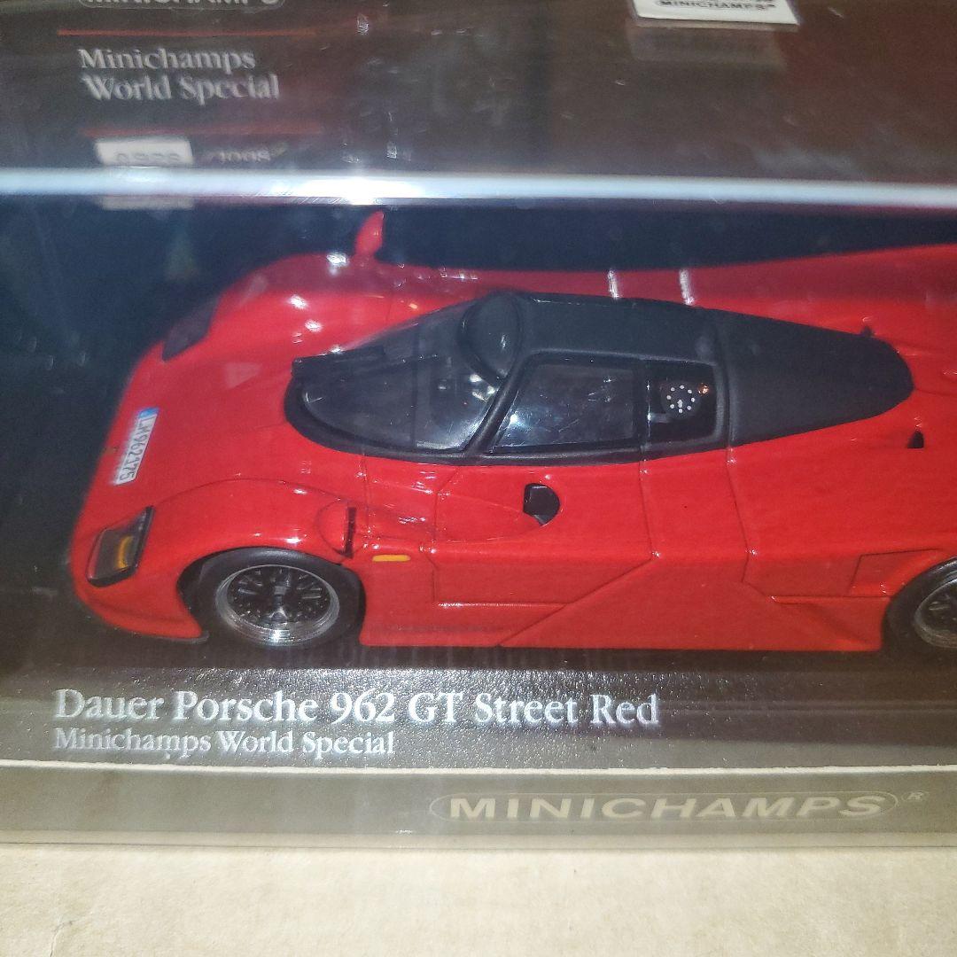 ダウアーポルシェ962GTストリート、レッド、ミニカーファン限定品、希少