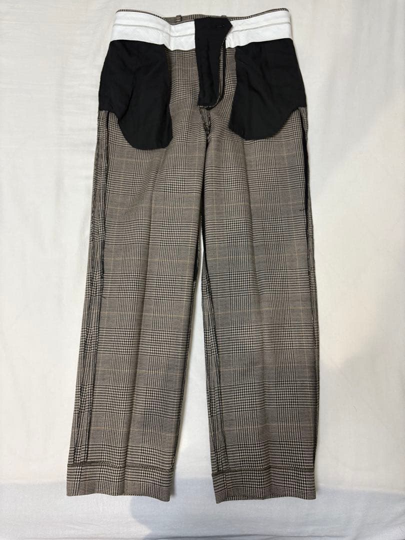 J& MDAVIDSON ウール チェック パンツ
