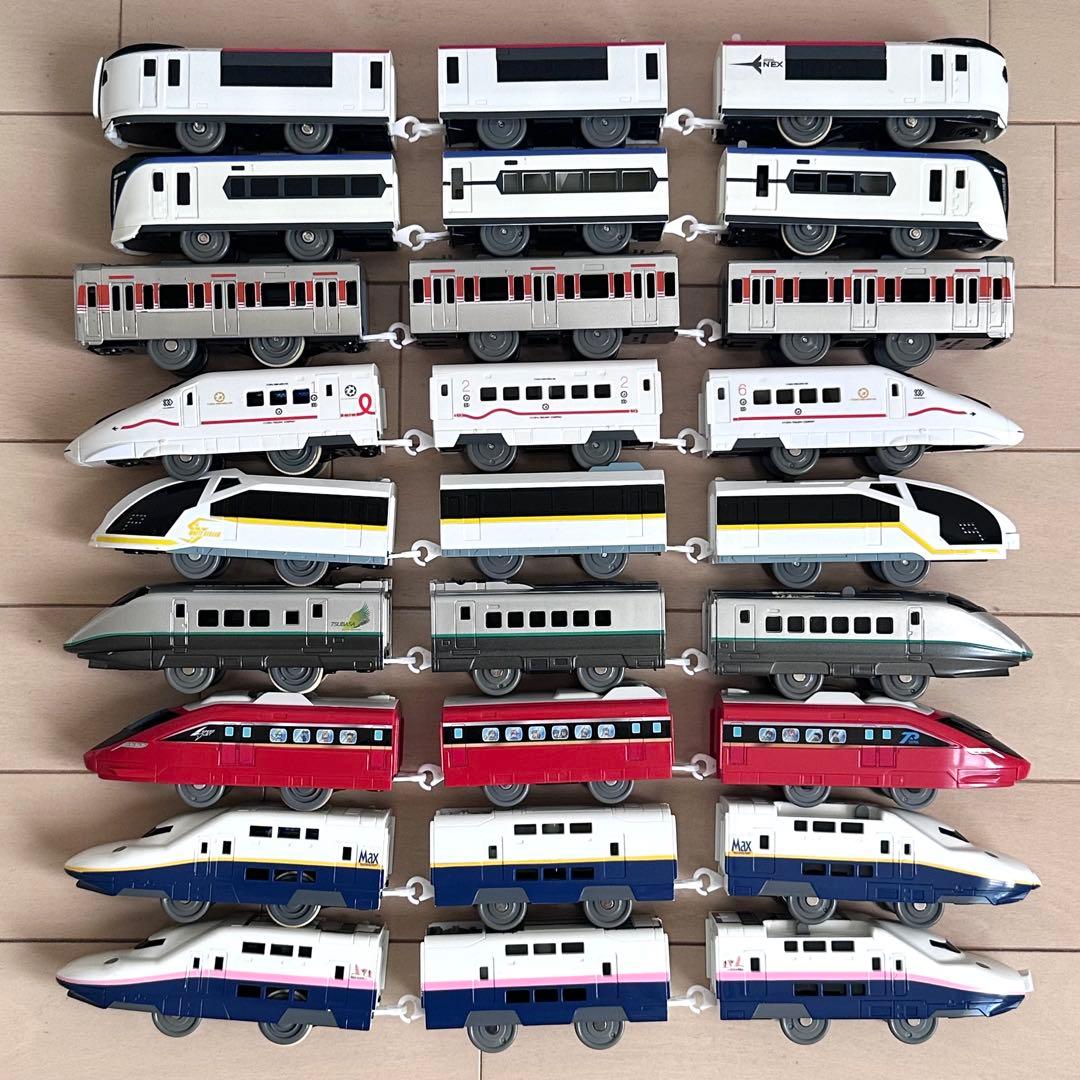 【連結器付き車両多数】プラレール 車両 まとめ売り 9種セット