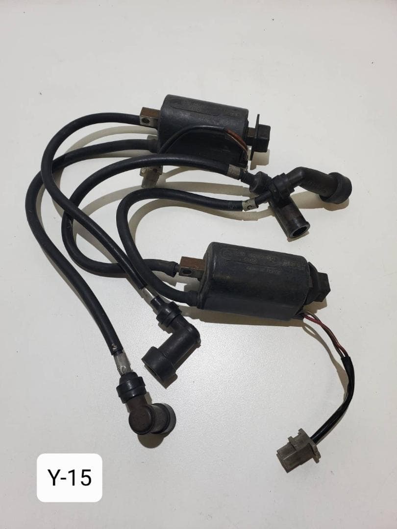 Y-15.実働確認済 XJ400D イグニッションコイル 当時物 希少 4GO