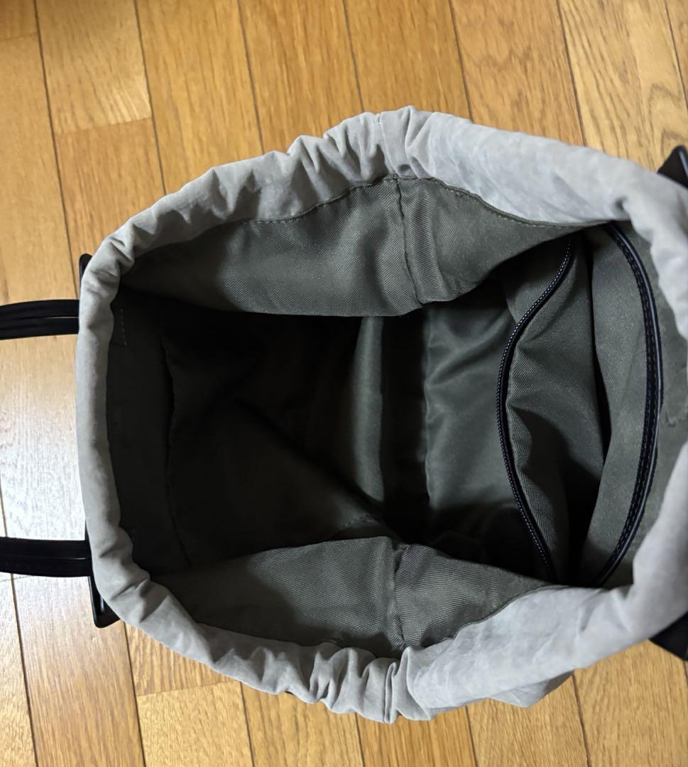 nouer ドロストハンドバッグ 2way スエード 巾着　未使用に近い