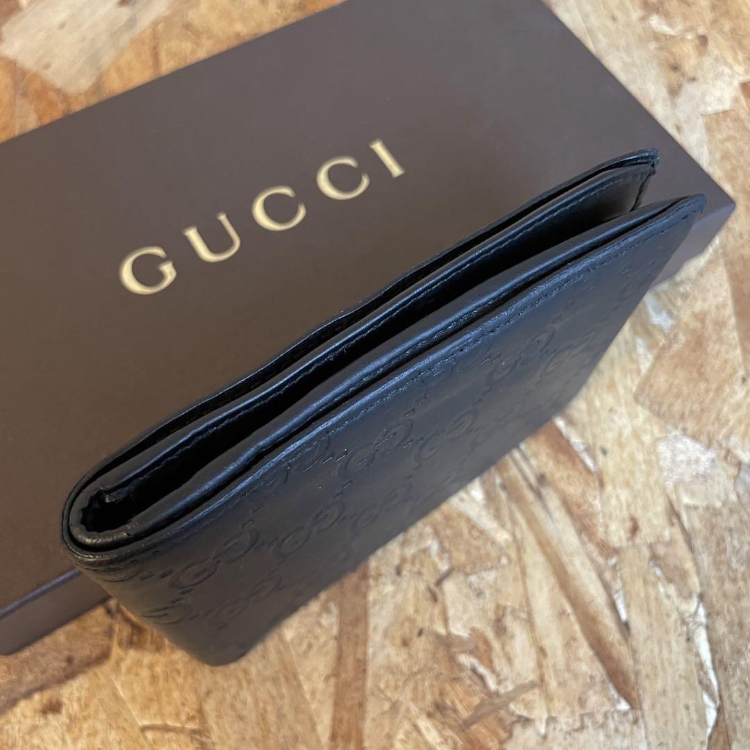 正規品❤️美品⭐️グッチ 長財布 Gucci 男女　二つ折り　コンパクト