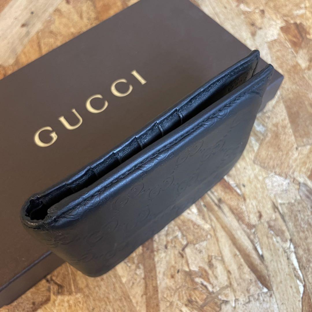 正規品❤️美品⭐️グッチ 長財布 Gucci 男女　二つ折り　コンパクト
