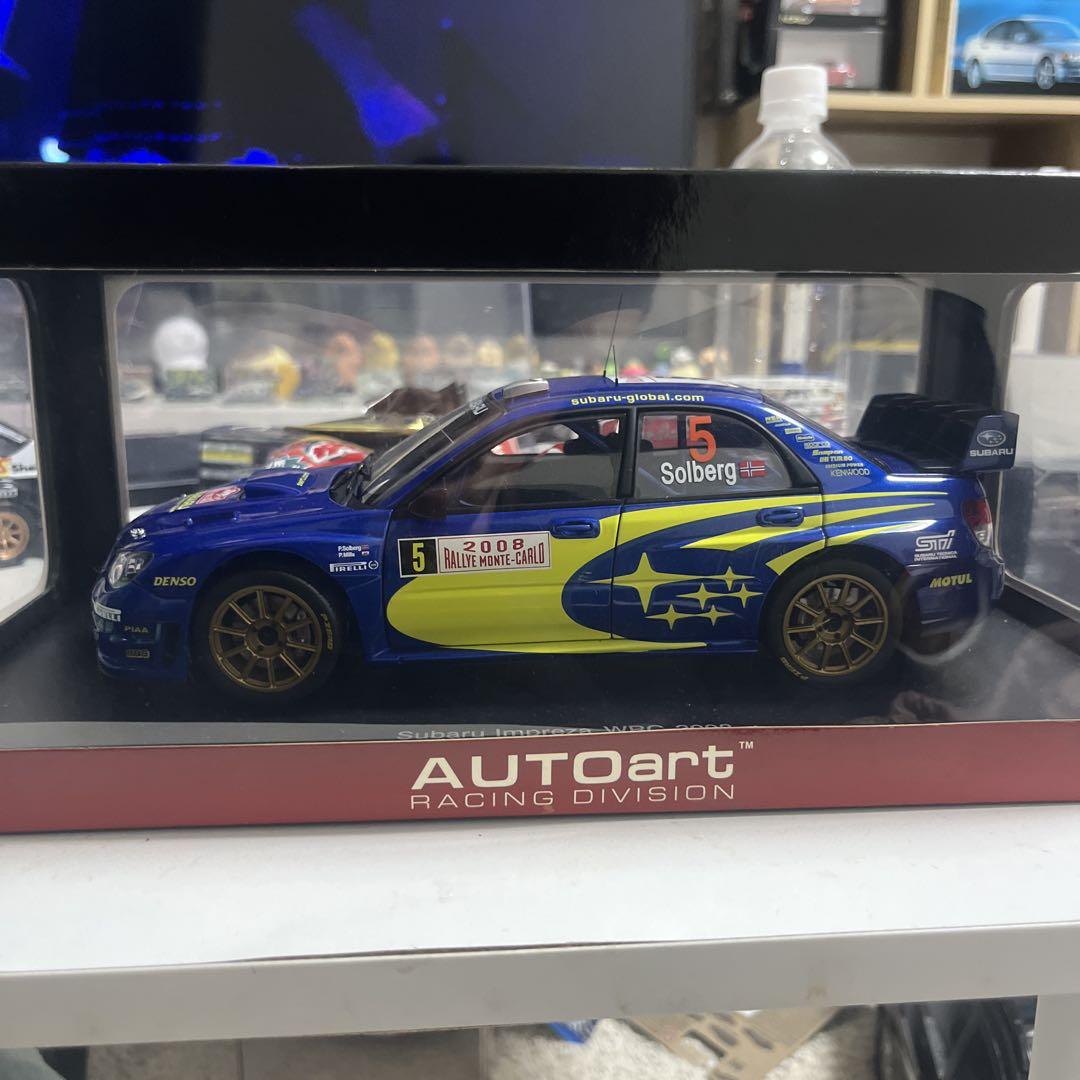 オートアート　1/18インプレッサWRC #5モンテカルロ □AUTOart 1/18 SUBARU Impreza WRC 2008 #5 オートアート