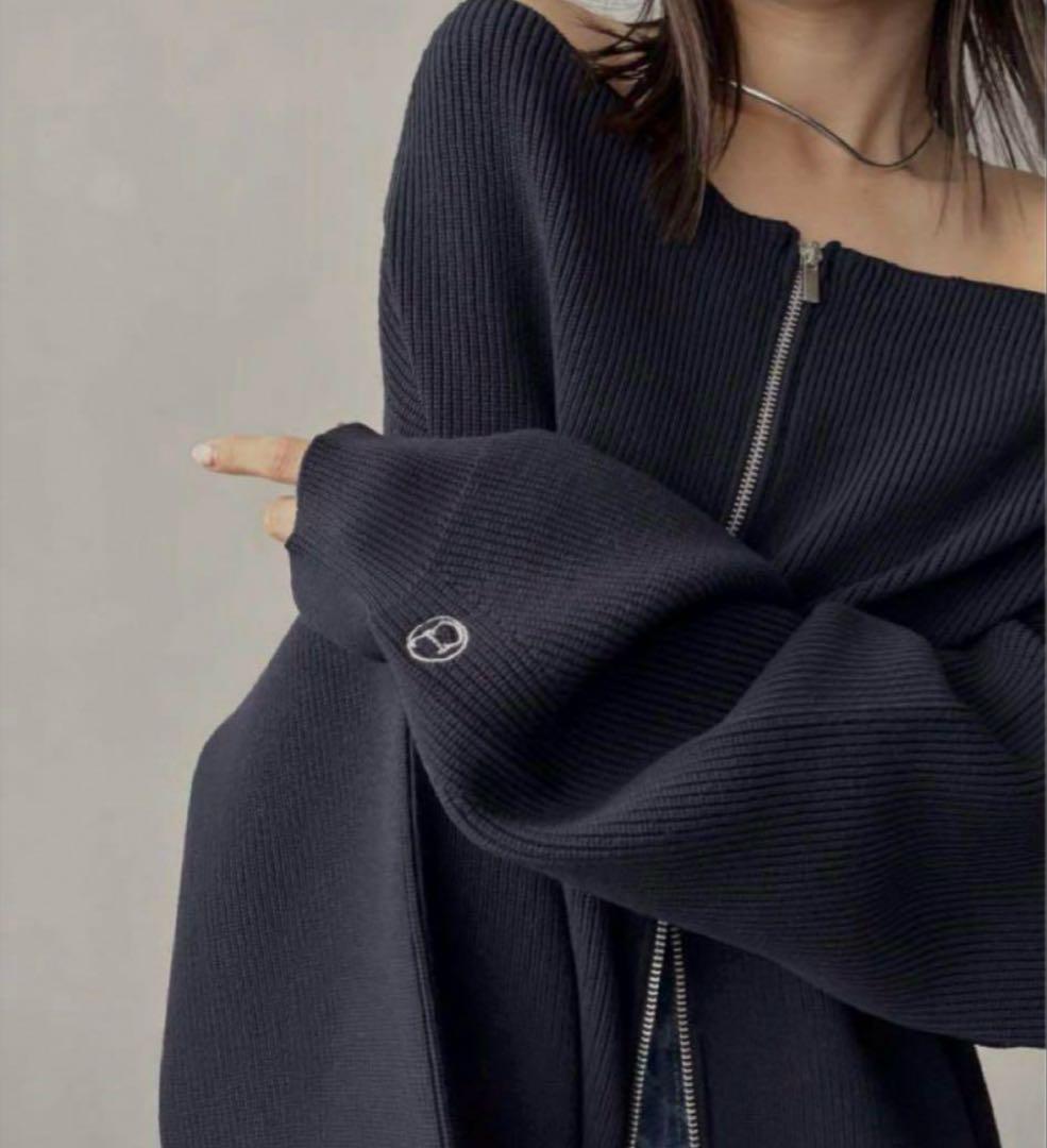 CAPRICIEUX LE'MAGE Wジップボートネックニット CAPRICIEUX LE'MAGE Wジップボートネックニット - メルカリ