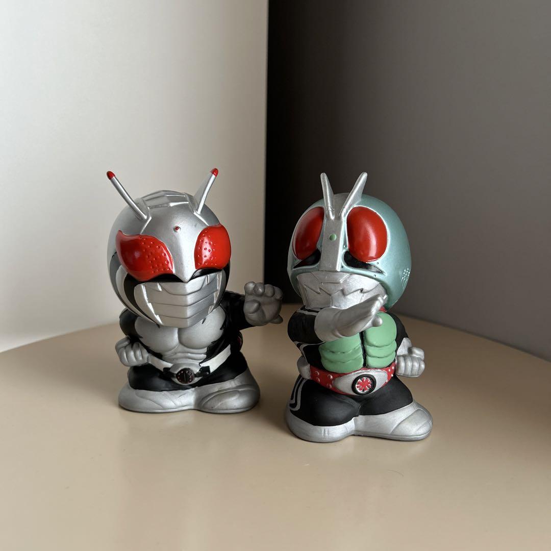 仮面ライダー 東映 特撮 ソフビ 貯金箱 フィギュア マスク コレクション 人形