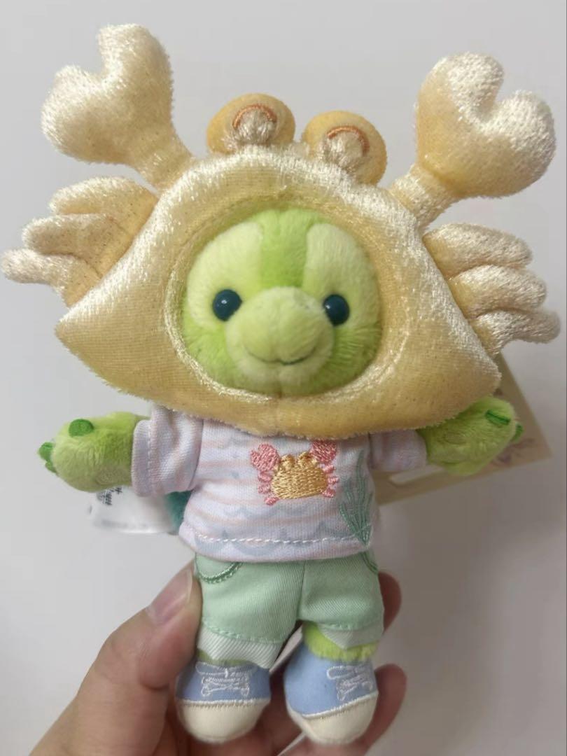お顔厳選　上海ディズニー　サマー　カニ　オルメルぬいぐるみぬいぐるみSS2303 お顔厳選 上海ディズニー サマー カニ オルメルぬいぐるみキー