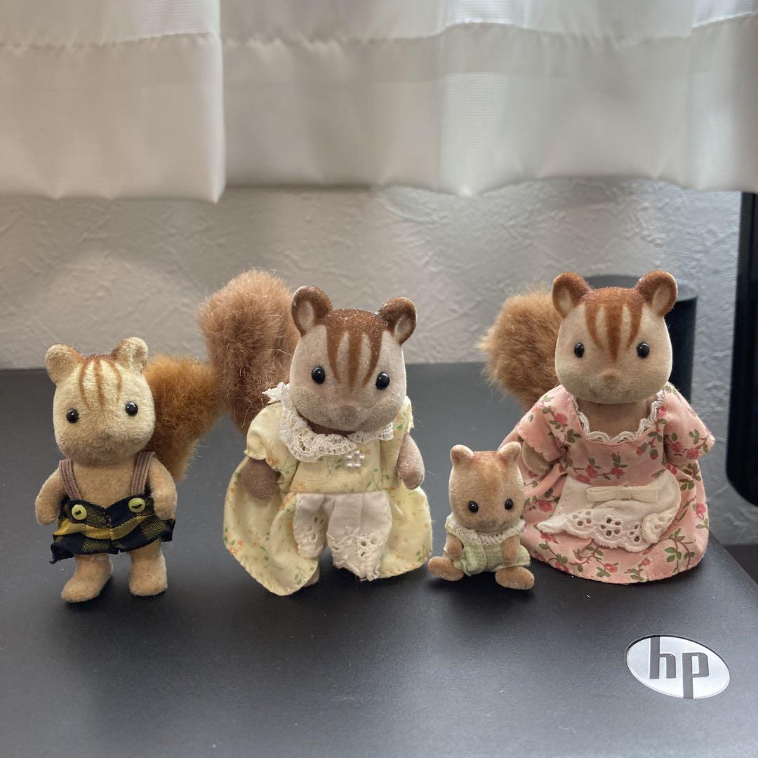 初期 レア 初代 シマリス 男の子 シルバニアファミリー くるみ
