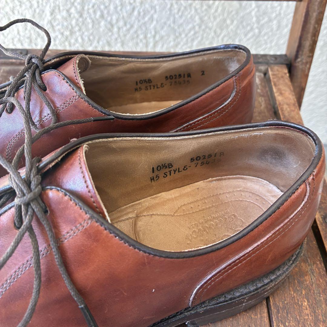 FOOTJOY Uチップ革靴レザーシューズ10 1/2 B アメリカヴィンテージ