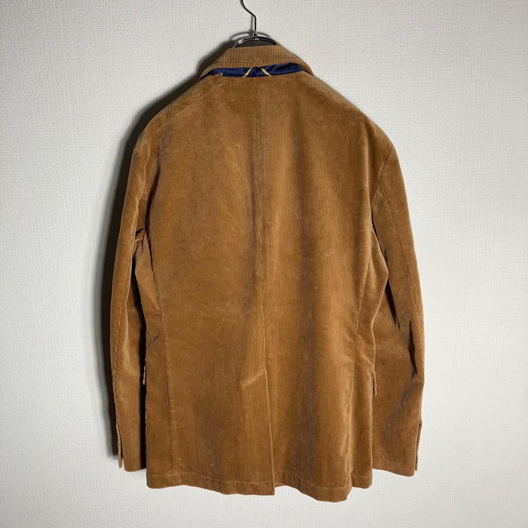 RALPH LAUREN テーラードジャケット 太畝コーデュロイ 刺繍ロゴ M RALPH LAUREN テーラードジャケット 太畝コーデュロイ 刺繍ロゴ M