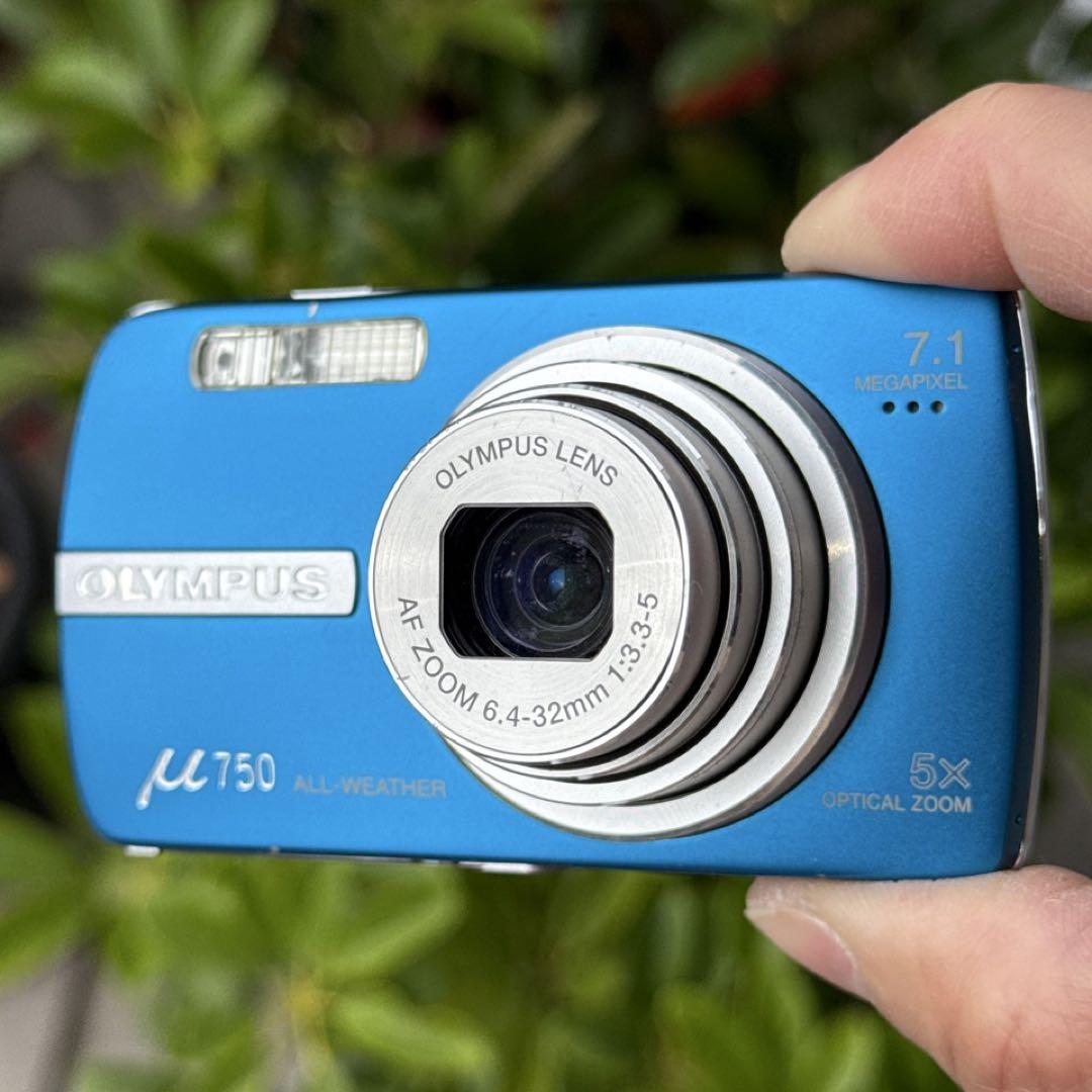☆動作OK OLYMPUS μ750 防水 ブルー