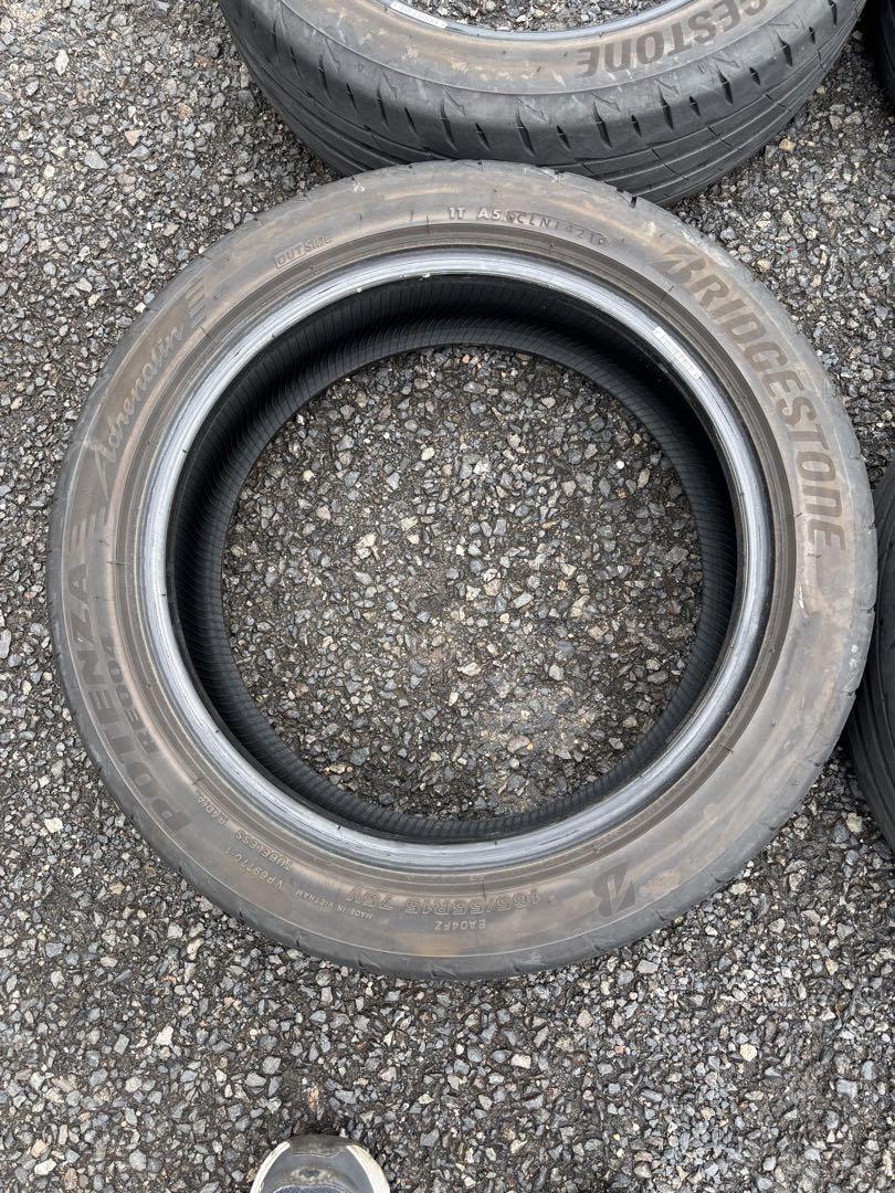 ブリヂストンサマータイヤ ポテンザ RE004 165/55R15 4本セット
