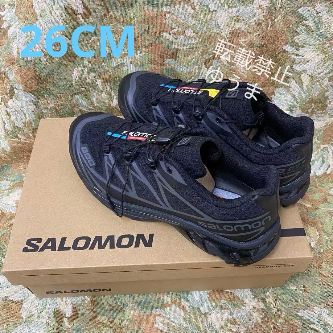 Salomon スニーカー XT-6 ADV ブラック 26CM