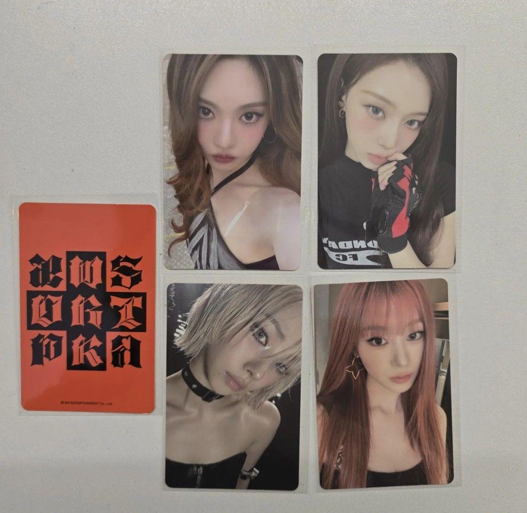aespa Dirty Work smtown　ラキドロ コンプリート4枚セット