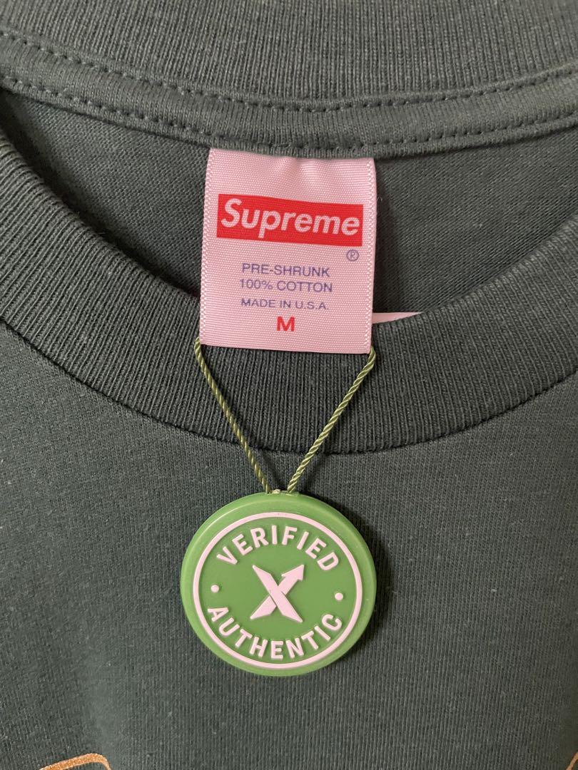 supreme eternal tee dark green