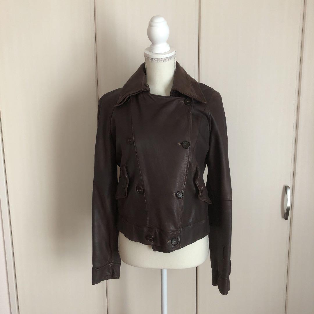 collection PRIVEE? 柔らかラムレザージャケット　40サイズ collection PRIVEE? 柔らかラムレザージャケット 40サイズ
