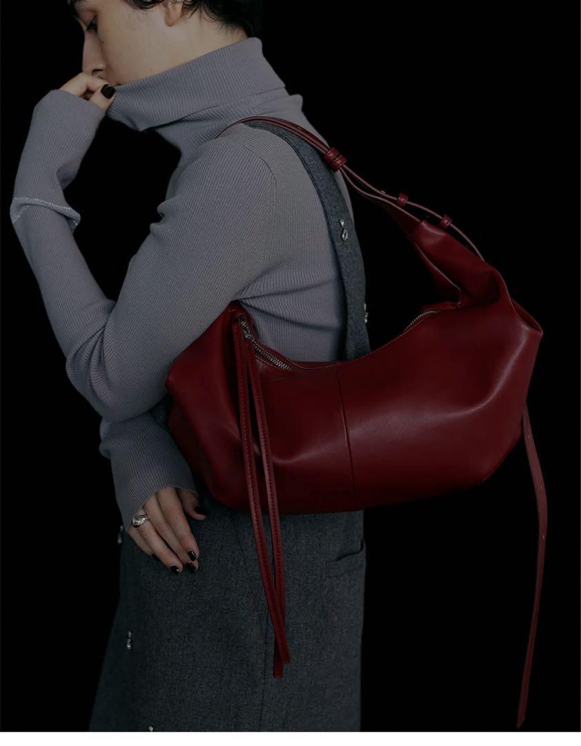 バッグ AMERI UND 2WAY CONSTRUCTIVE LEATHER  BAG