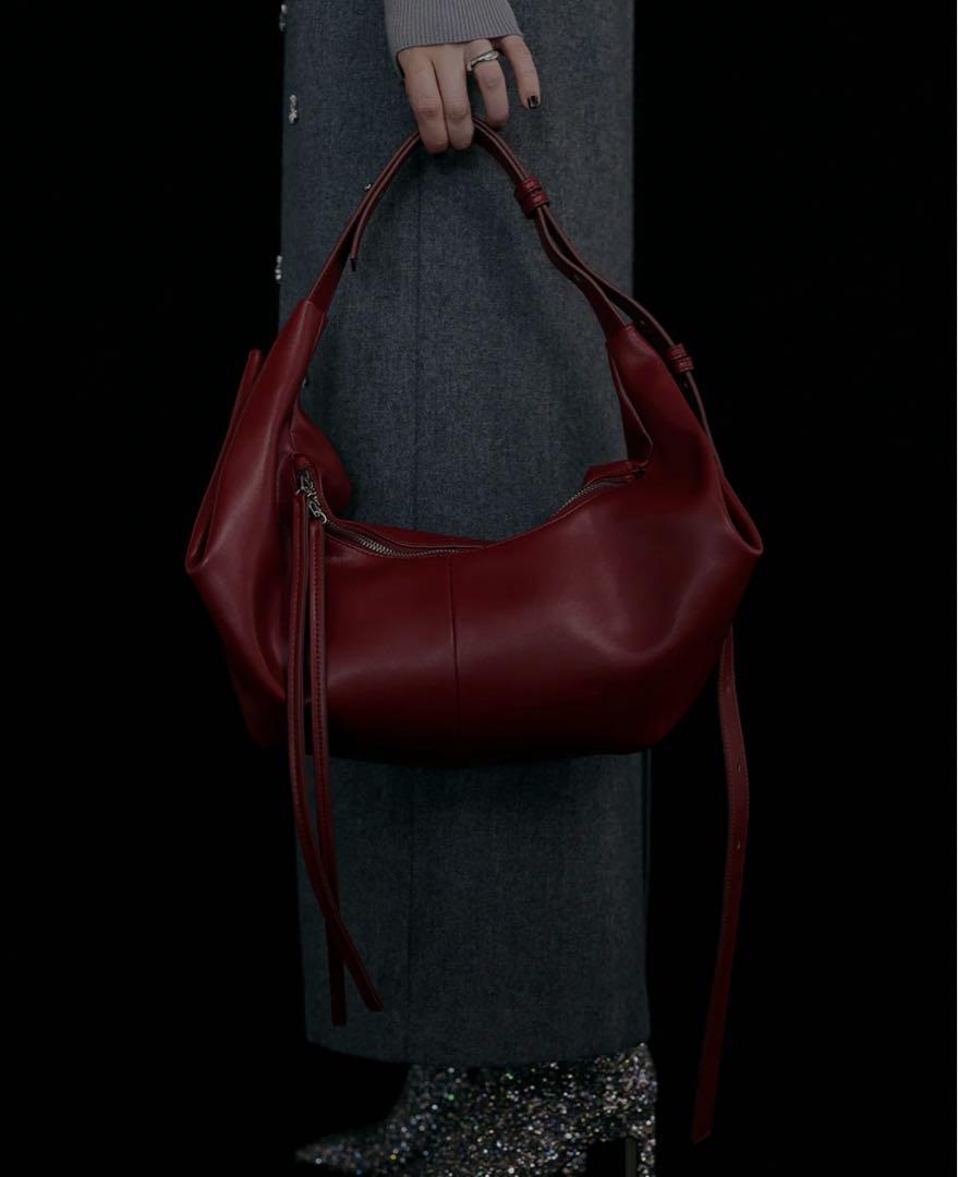 バッグ AMERI UND 2WAY CONSTRUCTIVE LEATHER  BAG