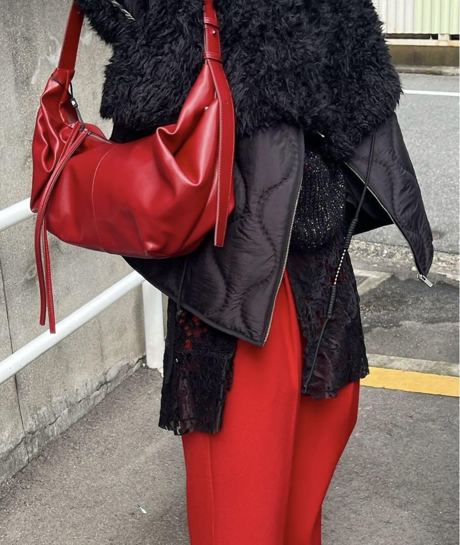 バッグ AMERI UND 2WAY CONSTRUCTIVE LEATHER  BAG