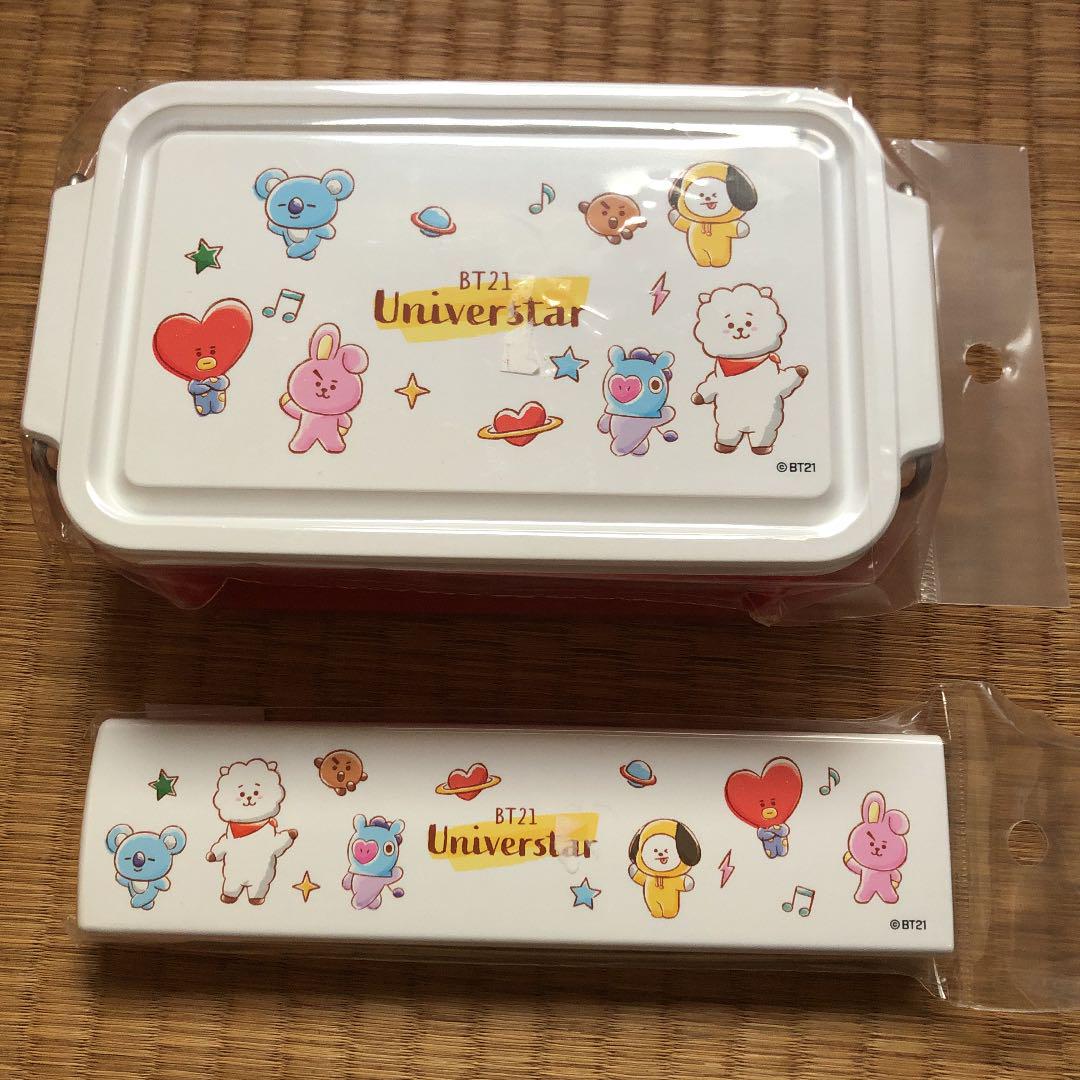 【一部予約販売中】 BT21 お弁当箱 ランチボックス、スプーンu0026お箸 ② 【一部予約販売中】 BT21 お弁当箱 ランチボックス、スプーンu0026お箸 ②
