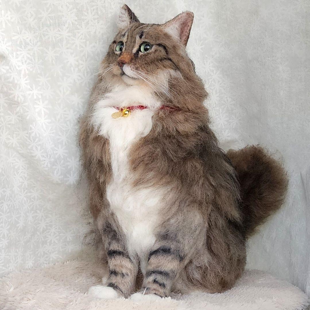 羊毛フェルトオーダー猫 ぽぽまるひめ様専用 - メルカリ