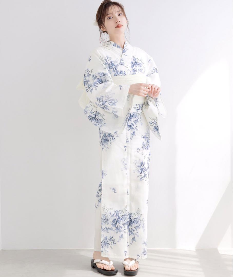浴衣 Dita 泡沫の紫雲木