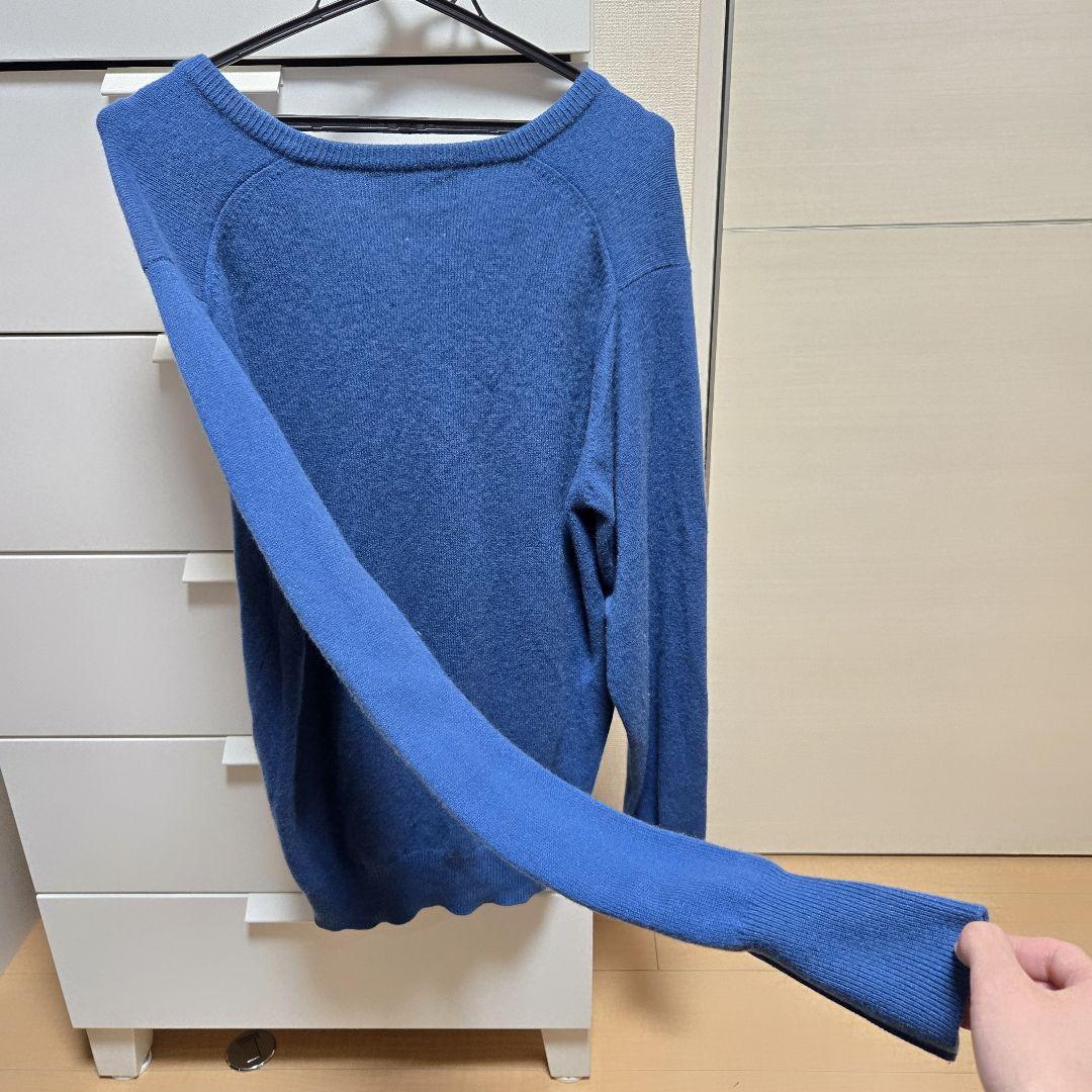 【美品】 BALLANTYNE　バランタイン カシミヤ100% ニット 長袖　襟 Ballantyne バランタイン カシミヤ100% ニット スコットランド製