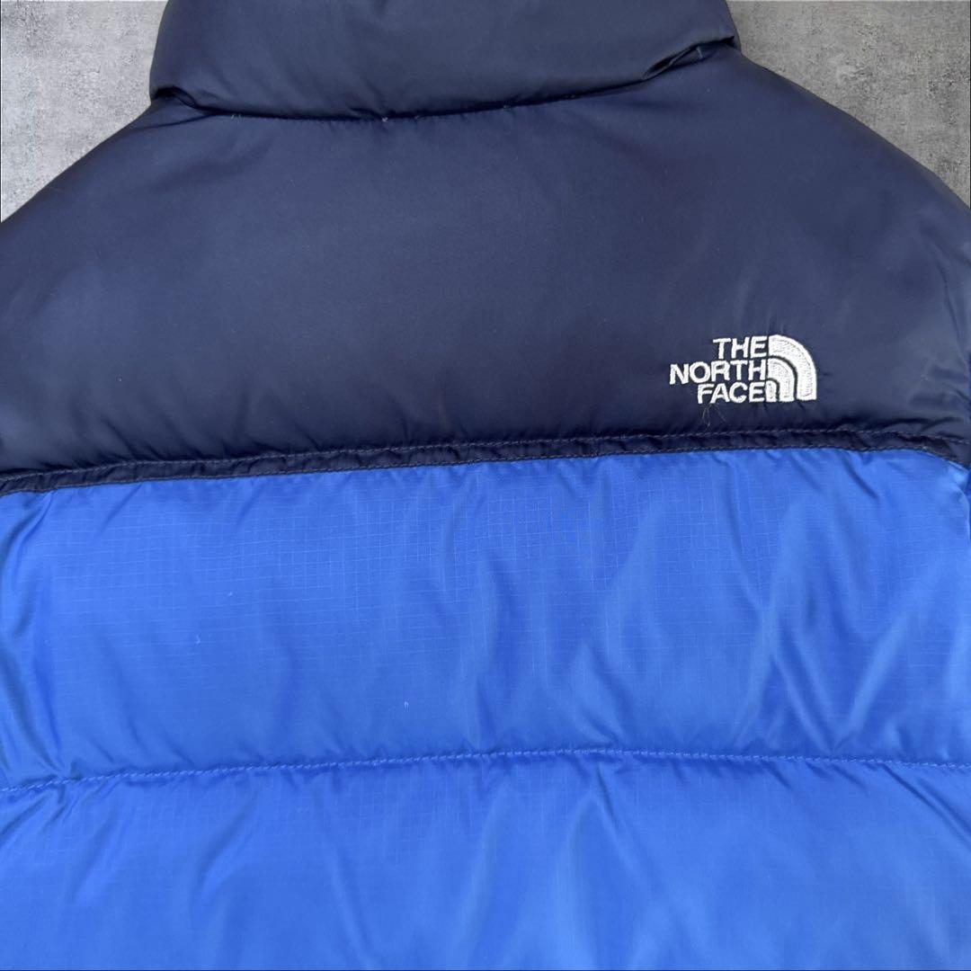 THE NORTH FACE ダウンジャケット 550 キッズ ブルー 通園着
