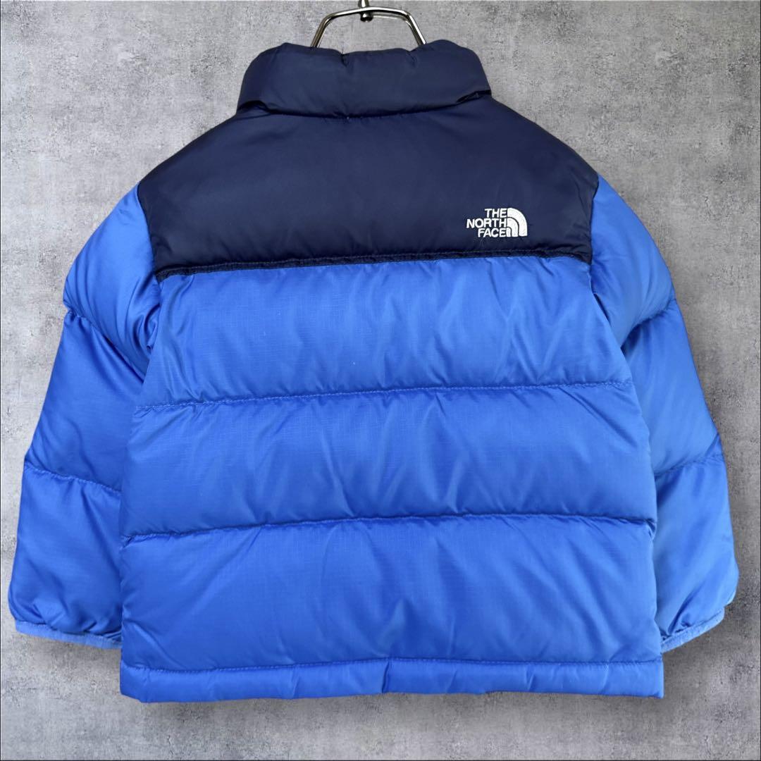 THE NORTH FACE ダウンジャケット 550 キッズ ブルー 通園着