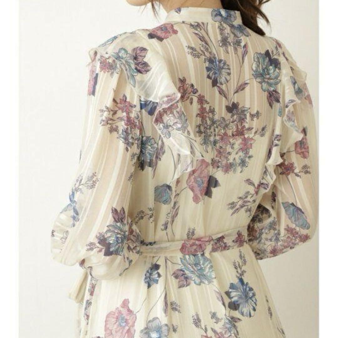 完売商品　JILLSTUART アザレアワンピース ホワイト　シフォン　Aライン