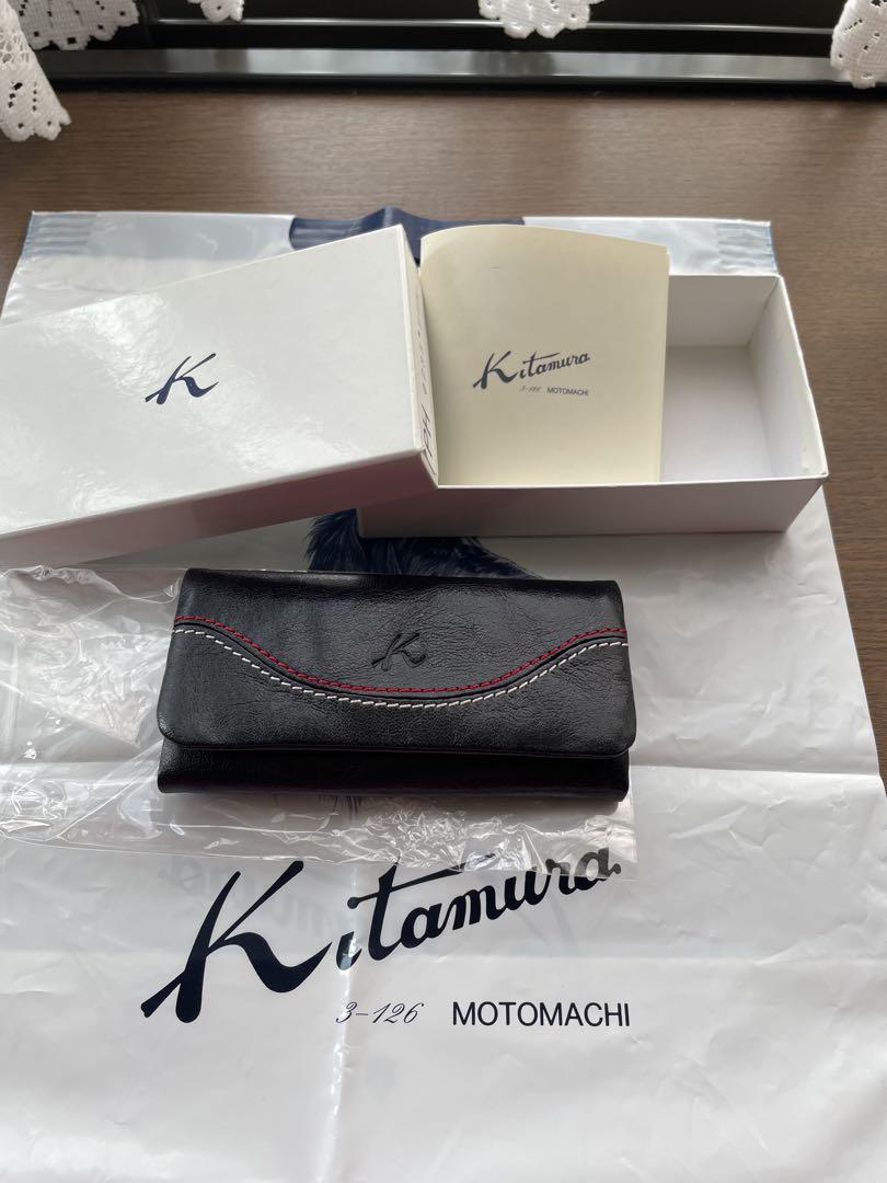 Kitamura 紺レザー キーケース　新品未使用　プレゼントにも。