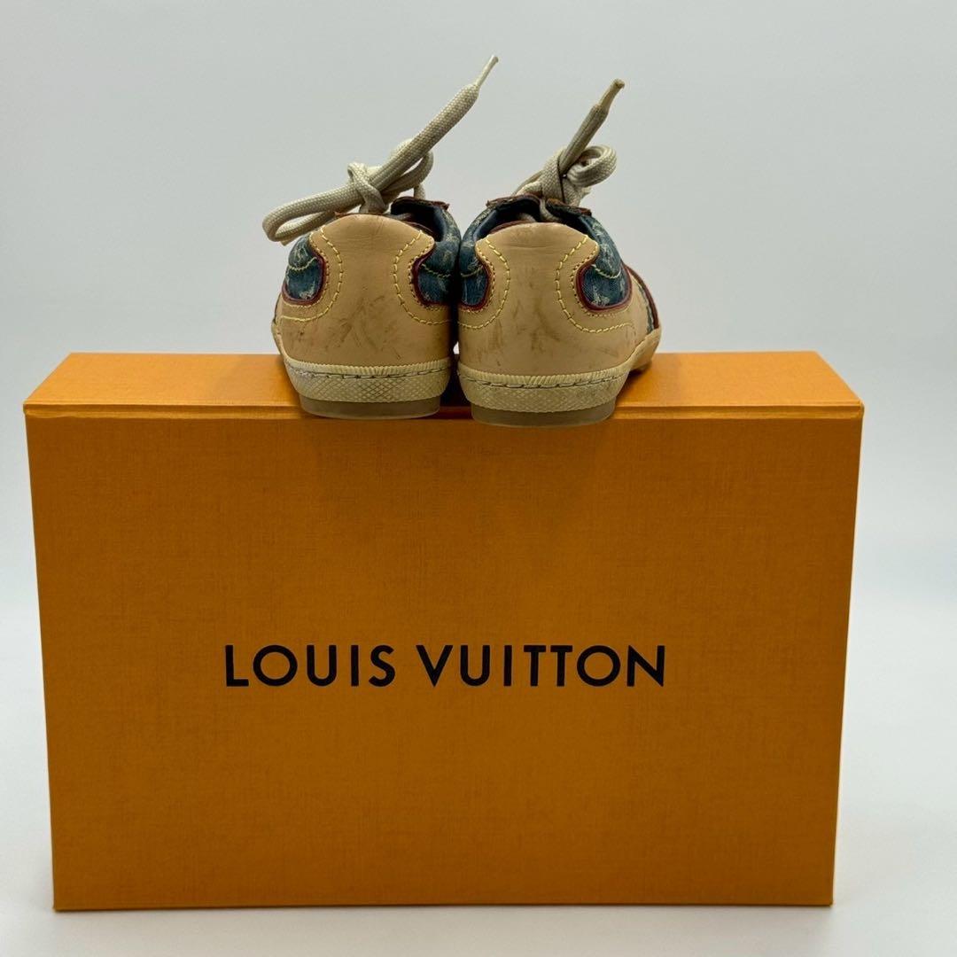 ルイ ヴィトン LOUIS VUITTON スニーカー モノグラム デニム