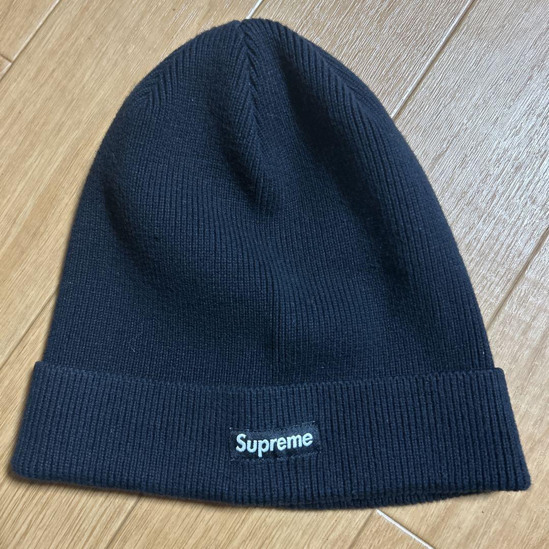 Supreme 黒 ニット帽　スモールボックスロゴ 5,780円