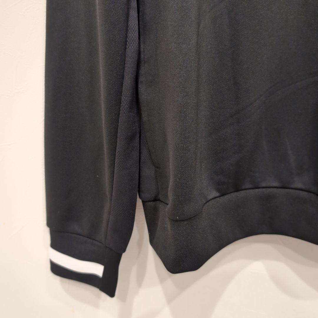 adidas JFA サッカーシャツ 黒　Оサイズ　JFA フード付きジャージ