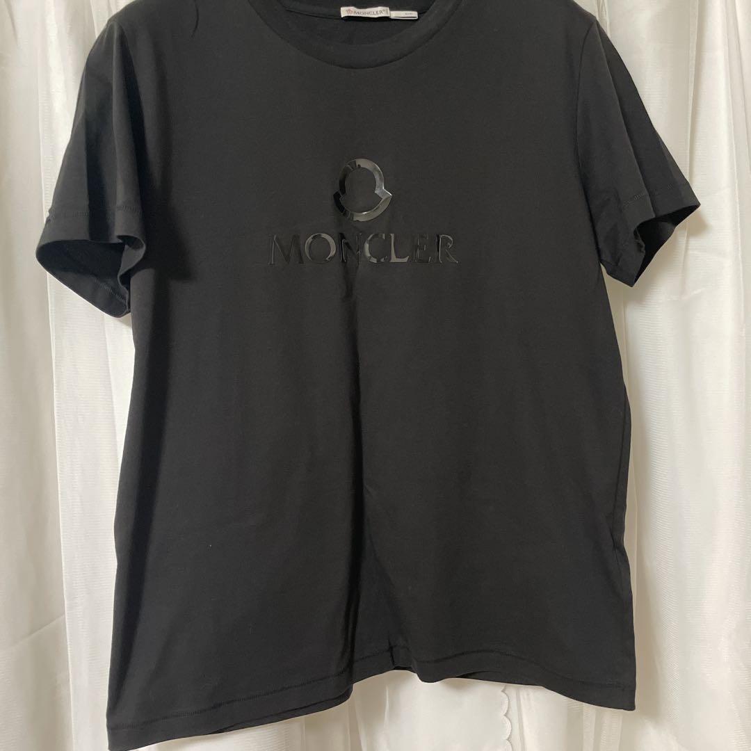 MONCLER ブラック 半袖Tシャツ