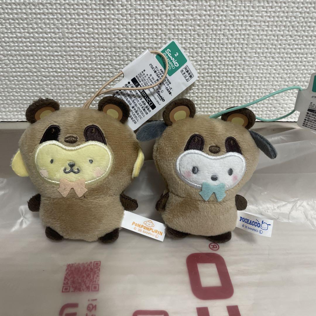 6種　10セット サンリオキャラクターズ　どうぶつ着ぐるみマスコット　たぬき編 6種10セット サンリオキャラクターズどうぶつ着ぐるみマスコット