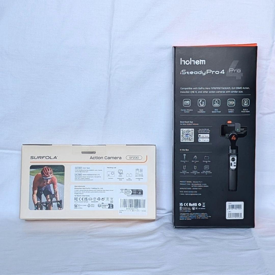 ★アクションカメラ 4K SF230＋hohem iSteady Pro4★